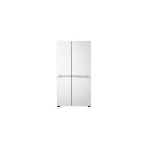 LG Electronics LG GSBV70SWTM - Køleskab/fryser - side-by-side - bredde: 91.3 cm - dybde: 73.5 cm - højde: 179 cm - 655 liter - Klasse F - hvid