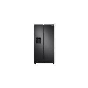 Samsung RS6GA884CB1 - Køleskab/fryser - side-by-side med vanddispenser, isdispenser - Wi-Fi - bredde: 91.2 cm - dybde: 71.6 cm - højde: 178 cm - 635 liter - Klasse C - premium sort stål
