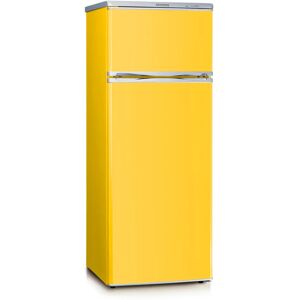 Ⓜ️🔵🔵🔵👌 SEVERIN DT 8787 - Frigorifero doppia porta, GIALLO, Nuova classe energetica F