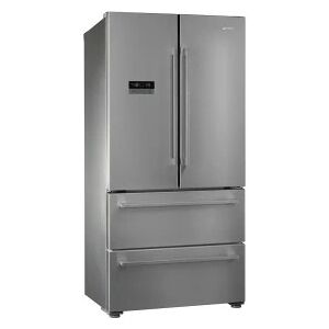 SMEG FQ55FXE1 - Frigorifero French Door con 2 porte e 2 cassettoni, acciaio inox antimpronta. Linea