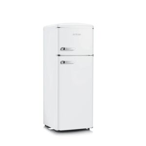 Ⓜ️🔵🔵🔵👌 SEVERIN RKG 8935 - Frigo-congelatore a doppia porta in stile retrò, BIANCO,