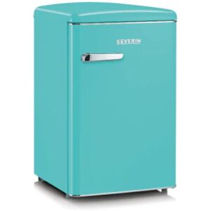 Ⓜ️🔵🔵🔵👌 SEVERIN RKS 8834 - Mini frigo in stile retrò colore TIFFANY, maniglie in met