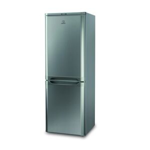 Indesit NCAA 55 NX frigorifero con congelatore Libera installazione 208 L F Acciaio inossidabile (NCAA 55 NX)