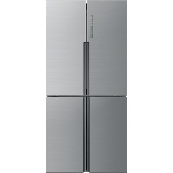 haier hrc-45d2h frigorifero americano side by side capacità 468 litri classe energetica f no frost colore argento - hrc-45d2h