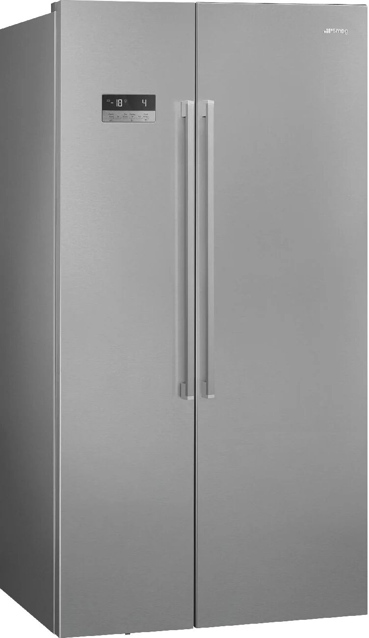 Ⓜ️🔵🔵🔵 Smeg SBS63XDF - Frigorifero Side by Side, Inox-look, Ventilato/ NO FROST, Nuova c