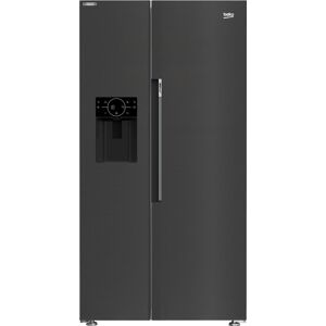 Beko ASP342VPZ Freestanding American Style Fridge Freezer Plumbed Water Ice Dispenser