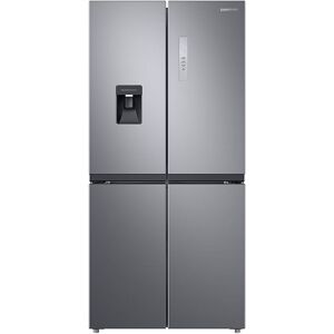 Samsung RF48A401EM9/EU French Style Fridge Freezer with Twin Cooling Plus - Gentle Silver Matt in Grey