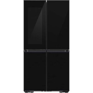 Samsung Bespoke RF65DB970E22EU French Style Fridge Freezer with See-thru Door & Beverage Center™ - Clean Black