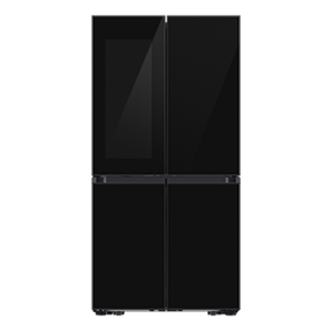 Samsung Bespoke RF65DB970E22EU French Style Fridge Freezer with See-thru Door & Beverage Center™ - Clean Black