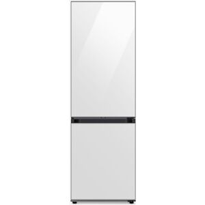 SAMSUNG Bespoke RB34A6B2E12 Freestanding 65/35 Fridge Freezer, Clean White - Clean White - Unisex