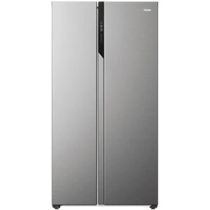 HAIER HSR5918DNMP SBS 90 Series 3 American Fridge Freezer - Platinum Inox