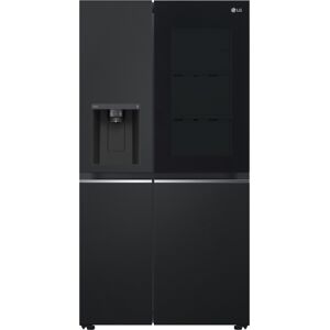 LG GSGV81EPLD Instaview American Style Fridge Freezer With Ice & Water Non Plumbed - BLACK STEEL