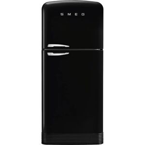 Smeg FAB50RBL5 Black 50s Retro Style Fridge Freezer - Black