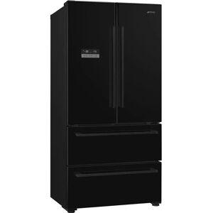 Smeg FQ55FNDF Black American Fridge Freezer - Black