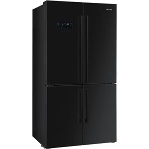 Smeg FQ60NDF Black 4 Door American Fridge Freezer - Black