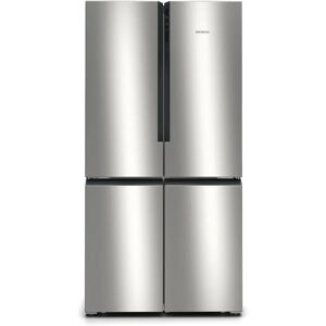 Siemens KF96NVPEAG Silver Freestanding American Style Fridge Freezer - Silver