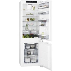 AEG SCE818E6TC White Integrated Frost Free 70/30 Fridge Freezer - White