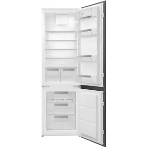 Smeg UKC81721E 55cm White Built-In Fridge Freezer - White