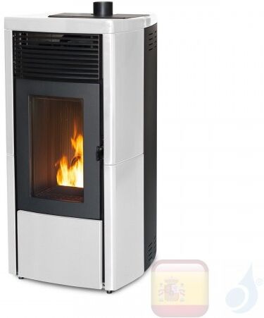 MCZ Estufa De Pellets Star Comfort Air 10 M1 10.0 Kw Cerámico Blanco Canalizable Mando A Distancia Maestro Con Termostato A+