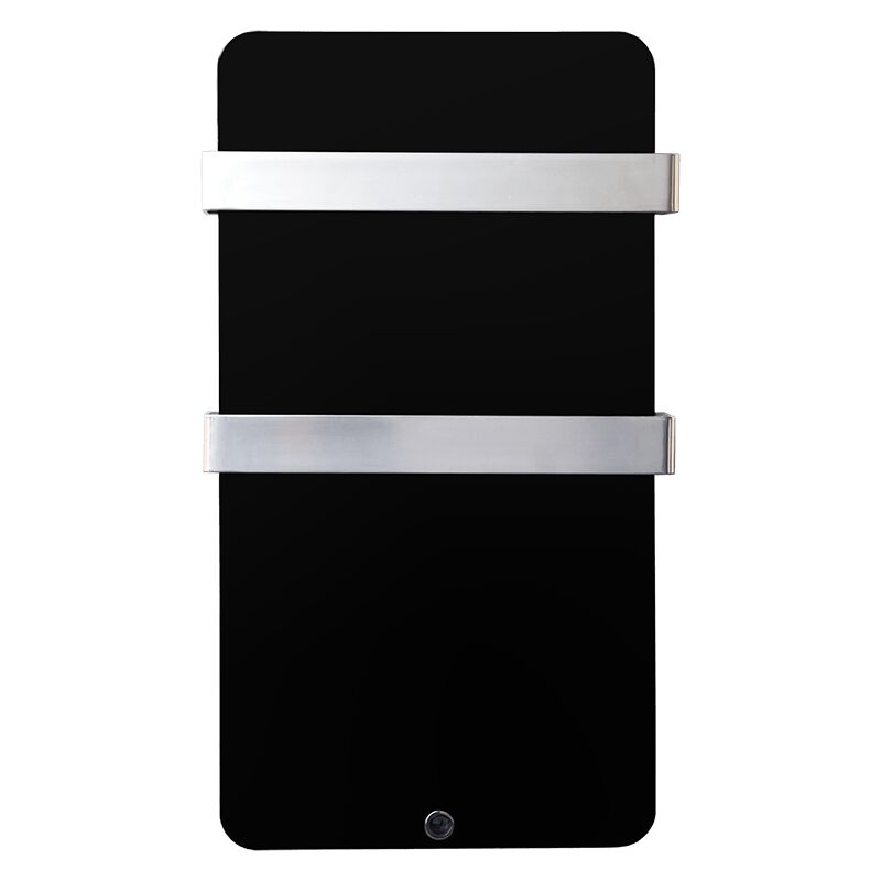 Haverland XTAL6N - Seca-Toallas de cristal negro termostato digital