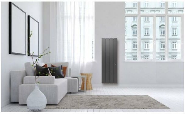 NOIROT Radiateur Fonte NOIROT - BELLAGIO Smart ECOControl 2000W Vertical Gris