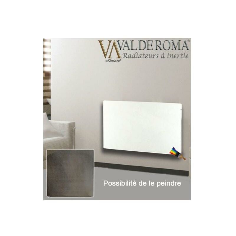 VALDEROMA Radiateur à inertie Touch Silicium Blanc Cachemire Mimetic 2000W