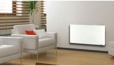 VALDEROMA Radiateur à inertie Touch Silicium Blanc Cachemire Mimetic 1500W Horizontal - Valderoma BC1500T