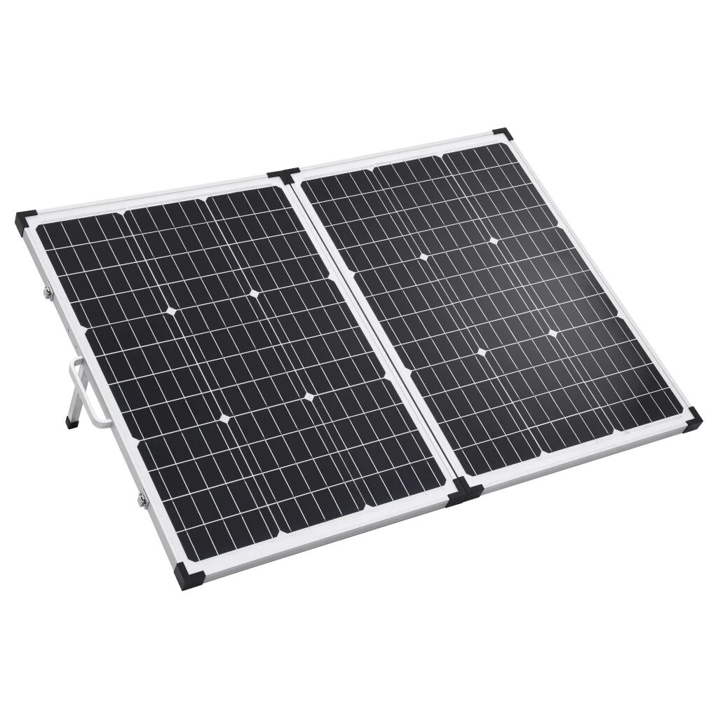 vidaXL Mala com painel solar dobrável 120 W 12 V