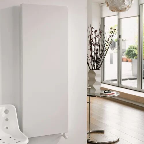 Belfry Heating Beyonce Vertical Flat Panel Radiator Belfry Heating Size: 140cm H x 40cm W x 7.1cm D  - Size: 60cm H x 40cm W x 10.4cm D