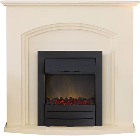 Adam Truro Electric Fire Suite Adam Finish: Black  - Size: 97cm H X 103cm W X 27cm D