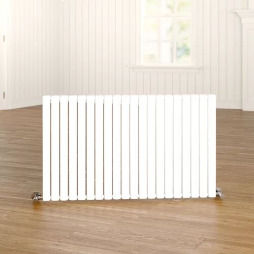 Hudson Reed Revive Horizontal Double Panel Radiator Hudson Reed Size: 63.5 cm H x 117.5 cm W  - Size: 200cm H X 140cm W X 1cm D