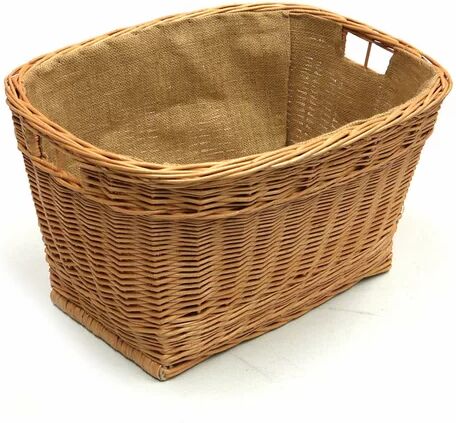 Alpen Home Brooks Linen Wood Log Carrier Alpen Home  - Size: 81cm H x 81cm W