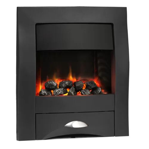Belfry Heating Quinton Illusion Electric Inset Fire Belfry Heating Finish: Black 15cm H X 39cm W X 17cm D