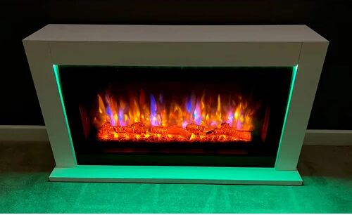 Suncrest Lumley Electric Fire Suite Suncrest  - Size: 87cm H X 81cm W X 25cm D