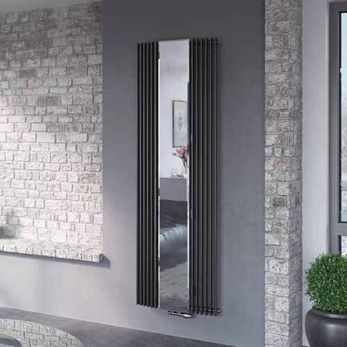 Belfry Heating Andromeda Vertical Designer Radiator Belfry Heating Radiator Colour: Anthracite  - Size: 44.5cm H x 150cm W x 7.1cm D