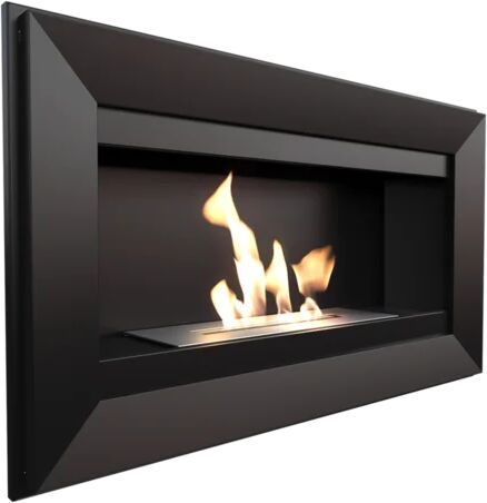 Kratki Charlie Recessed Wall Mounted Bio Ethanol Fire Kratki  - Size: 50.5cm H x 29cm W x 21.5cm D