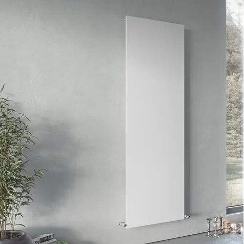 Belfry Heating Andrew Vertical Flat Panel Radiator Belfry Heating Radiator Colour: White, Size: 180cm H x 45cm W x 8.6cm D  - Size: 45cm H x 180cm W x 7.4cm D