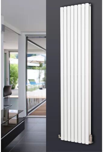 Belfry Heating Angela Vertical Double Panel Radiator Belfry Heating Radiator Colour: White, Size: 180cm H x 52.6cm W x 10.2cm D  - Size: 25cm H X 40cm W X 40cm D