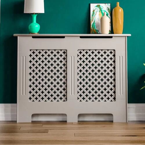 Three Posts Malcolm Radiator Cover Three Posts Size: 82cm H x 111cm W x 19cm D, Finish: Grey  - Size: 178cm H X 80cm W X 50cm D