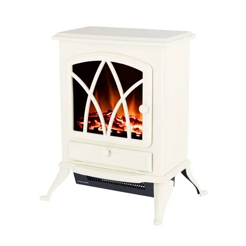 Warmlite Stirling Electric Stove Warmlite Finish: Cream