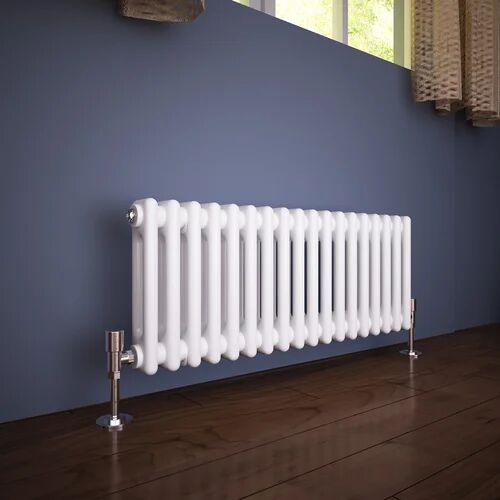 Belfry Heating Zoie Horizontal Traditional Colosseum Radiator Belfry Heating Size: 30cm H x 83cm W x 7cm D  - Size: 45.72cm H x 45.72cm W x 3.81cm D