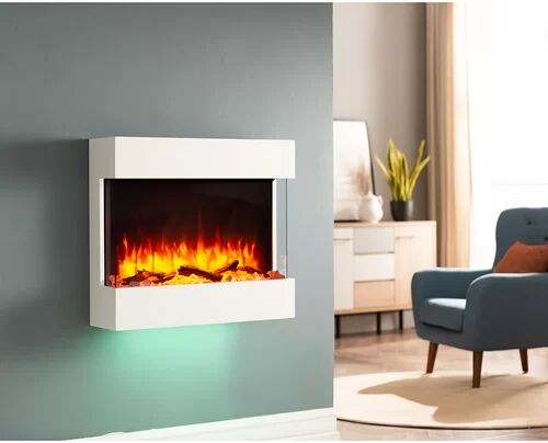 Belfry Heating Darren Wall Mounted Electric Fire Suite Belfry Heating  - Size: 245cm H