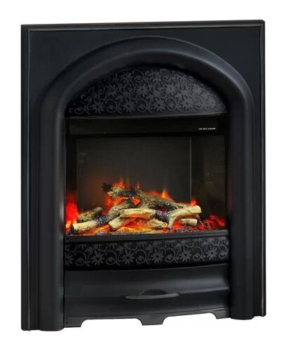 Belfry Heating Elsa Electric Inset Fire Belfry Heating Finish: Black/Black Mini (Under 40cm High)