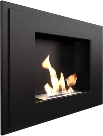 Kratki Almeria Recessed Wall Mounted Bio Ethanol Fire Kratki  - Size: 40.5cm H x 86.5cm W x 19.5cm D