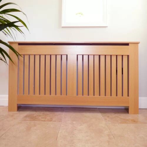 August Grove Quintana Large Radiator Cover August Grove  - Size: 81cm H X 112cm W X 19cm D