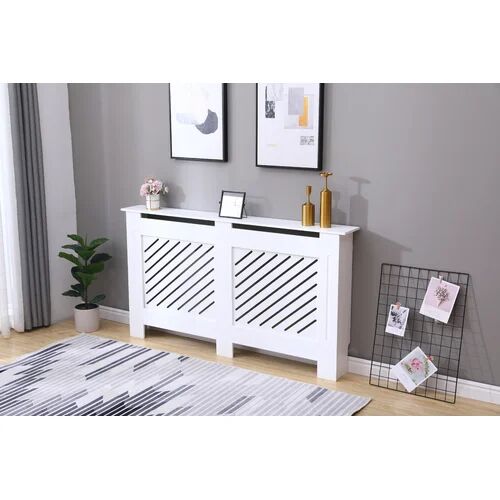 Belfry Heating Lyra Radiator Cover Belfry Heating Size: 82cm H x 152cm W x 19cm D  - Size: 45.72cm H x 66.04cm W x 3.81cm D