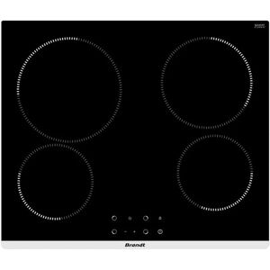 Brandt - Cerankochfeld 60 cm 4 Brenner 6300 w schwarz - BPV1641B