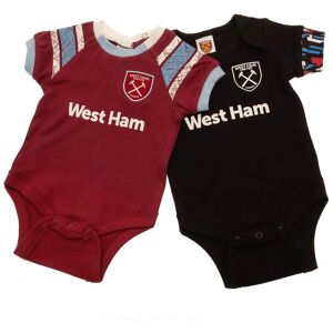 West Ham United FC Baby body (pakke med 2)