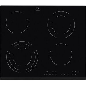 Electrolux EHF6343FOK kogeplade Sort Indbygget 60 cm Keramik 4 zoner(r)