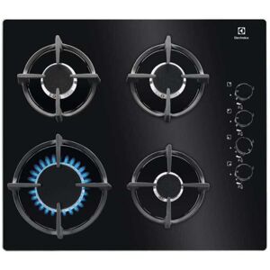 Electrolux Gaskogeplade Egg6407k 59 Cm 4 Brændere Sort